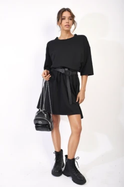 Melissa Oversized Shirt Dress In Black -Fashionish Shop ikrush melissa oversized shirt dress 17075834960902 118