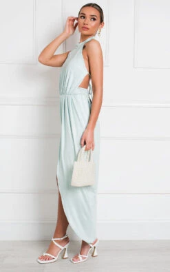 Serena Halterneck Backless Maxi Dress In Jade -Fashionish Shop ikrush serena halterneck backless maxi dress 1582728023DSC 2237