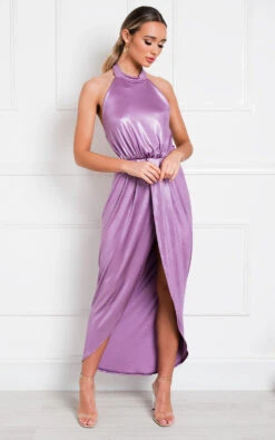 Serena Halterneck Backless Maxi Dress In Lilac -Fashionish Shop ikrush serena halterneck backless maxi dress 1582730438DSC 2613