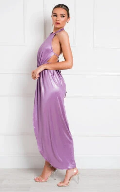 Serena Halterneck Backless Maxi Dress In Lilac -Fashionish Shop ikrush serena halterneck backless maxi dress 1582730438DSC 2621